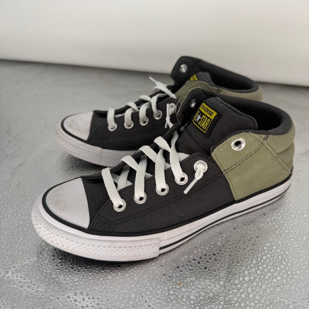 Converse Chuck Taylor All Star Madison Mid Junior 6 Black Olive Green Streetwear